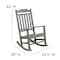 Flash Furniture Winston All-Weather Rocking Chair in Gray Faux Wood JJ-C14703-GY-GG - alternate 5